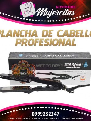 PLANCHA DE CABELLO PROFESIONAL STAR HAIR TOOLS